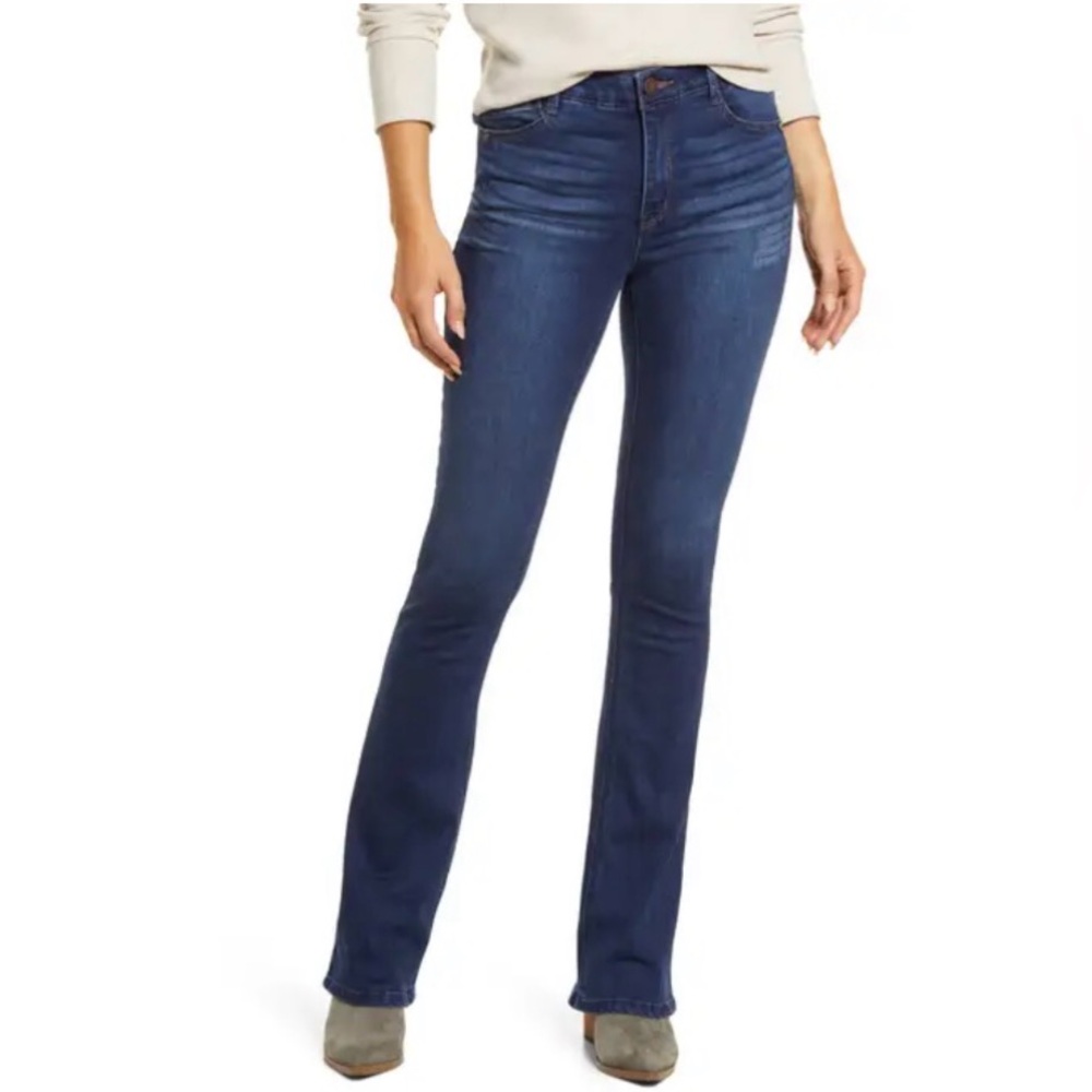 ⬇️ Wit & Wisdom 'Ab'Solution Brittany High Waist Itty Bitty Bootcut Jeans 12L